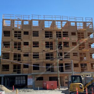 Prefabricated Wood Frame Apartment Construction in British Columbia